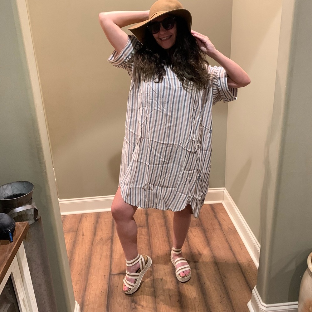 Linen dress/swimsuit cover up